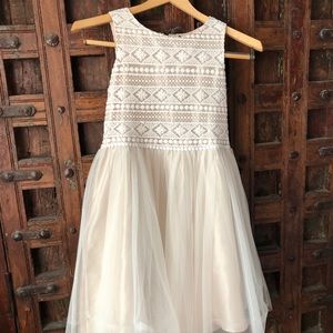 Girls Ivory Dress